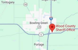 Wood County Sheriff map